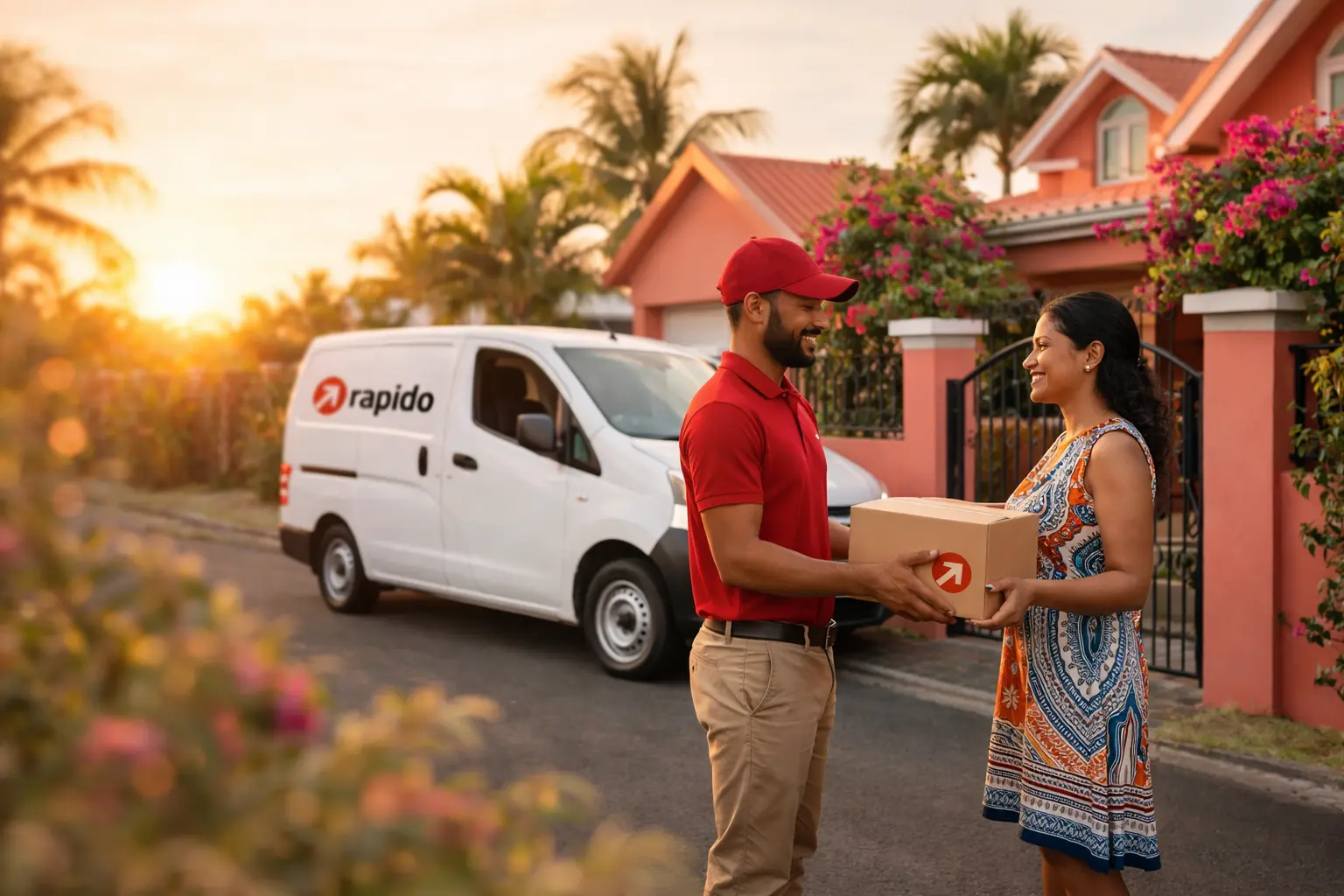 Rapido delivery van